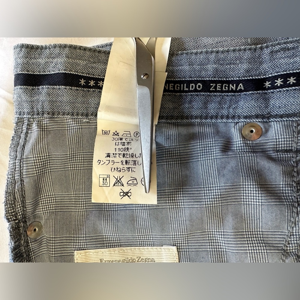 Ermenegildo Zegna Gray Denim Jeans - Picture 13 of 14